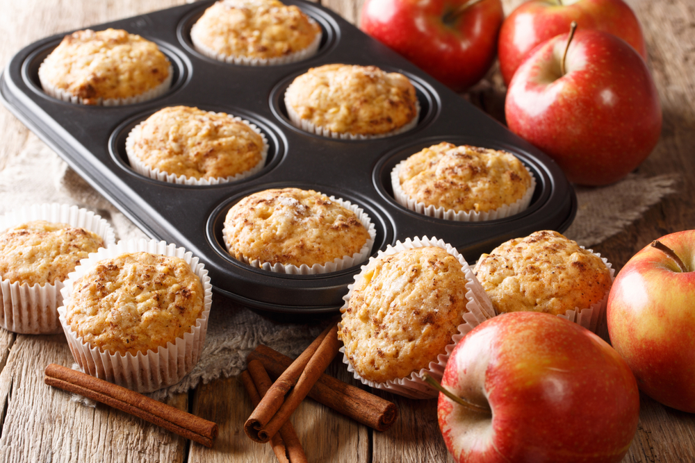 Jablkové muffiny – recept na ovocný dezert